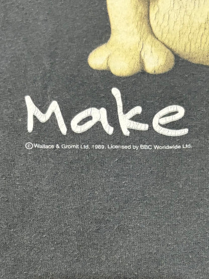 90's Wallace & Gromit「Make My Day!」キャラクターTシャツ