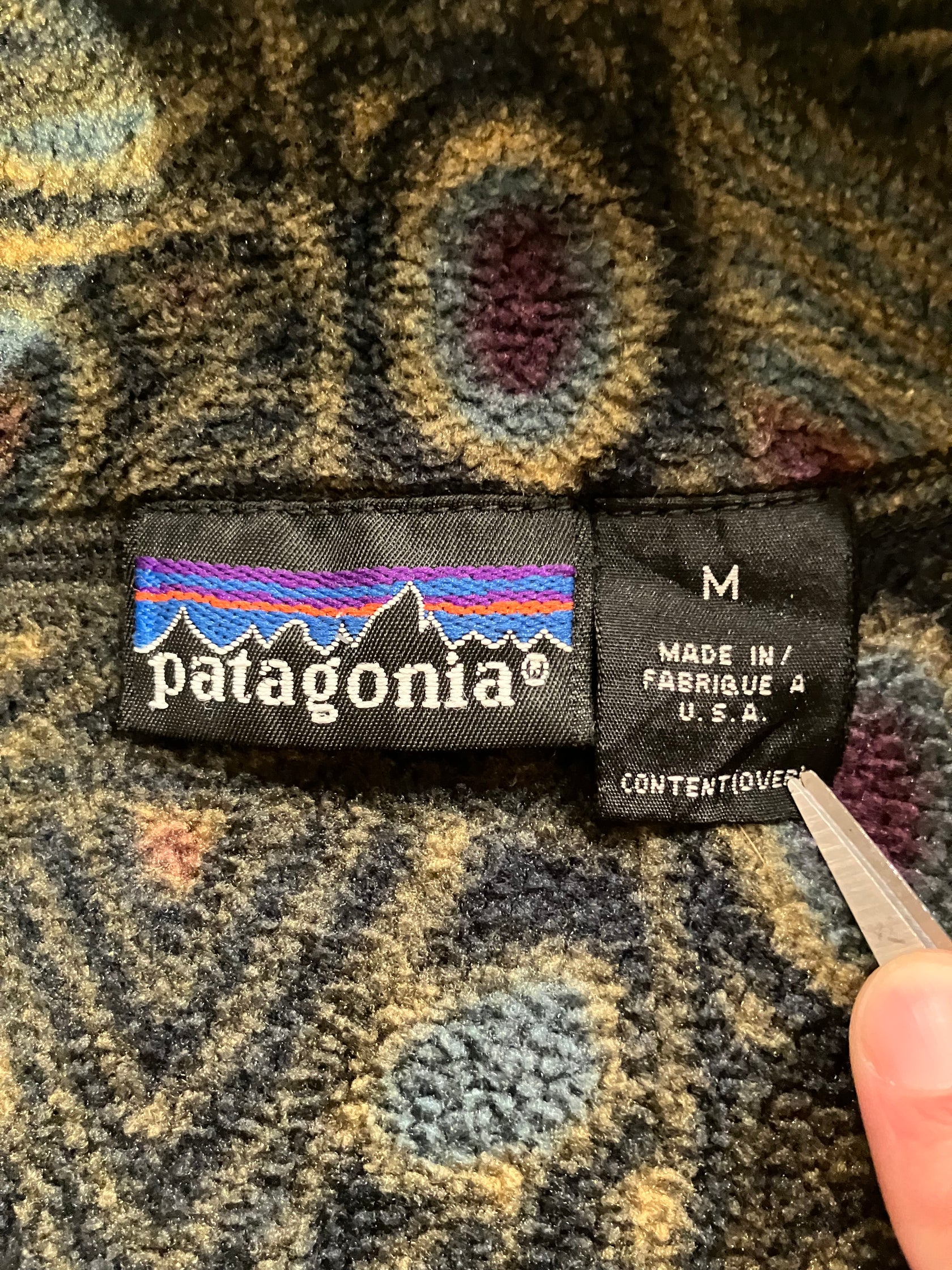 90's PATAGONIA「HALF ZIP FLEECE」USA製　フリース
