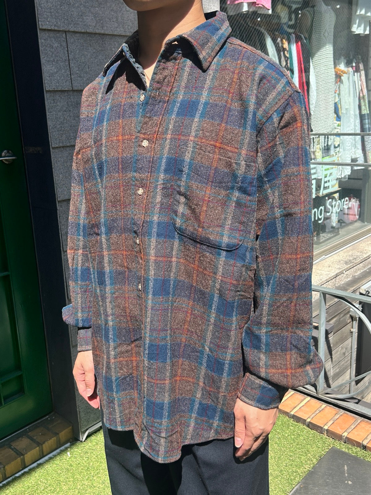 00's「PENDLETON」USA製 ウールチェックシャツ