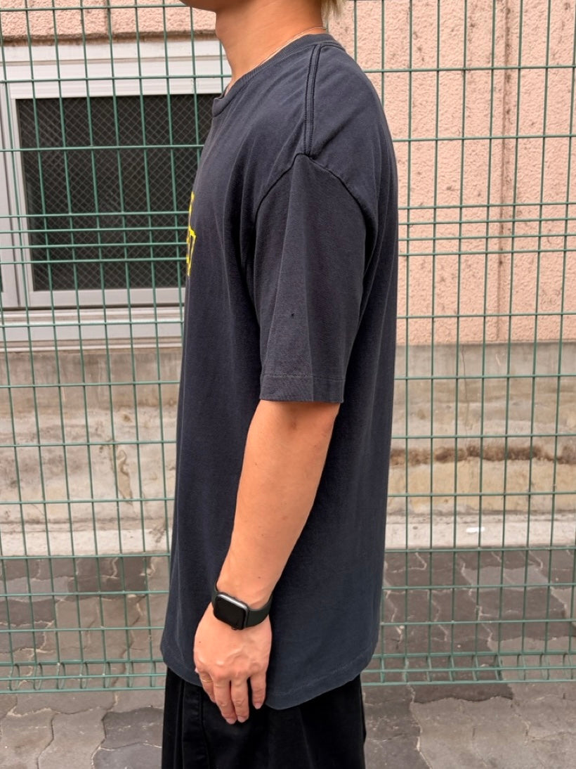 90's STUSSY「銀タグ」USA製 ロゴTシャツ