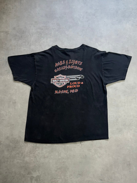 00's HARLEY-DAVIDSON モーターサイクルTシャツ
