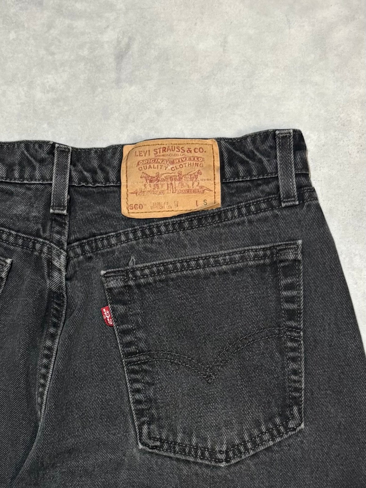 00's LEVI'S「560」ブラックデニムパンツ – FUJI STORE(フジストア