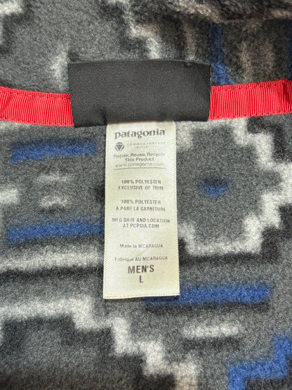 10's PATAGONIA Synchilla Snap-T「ヤナバ柄」フリースプルオーバー