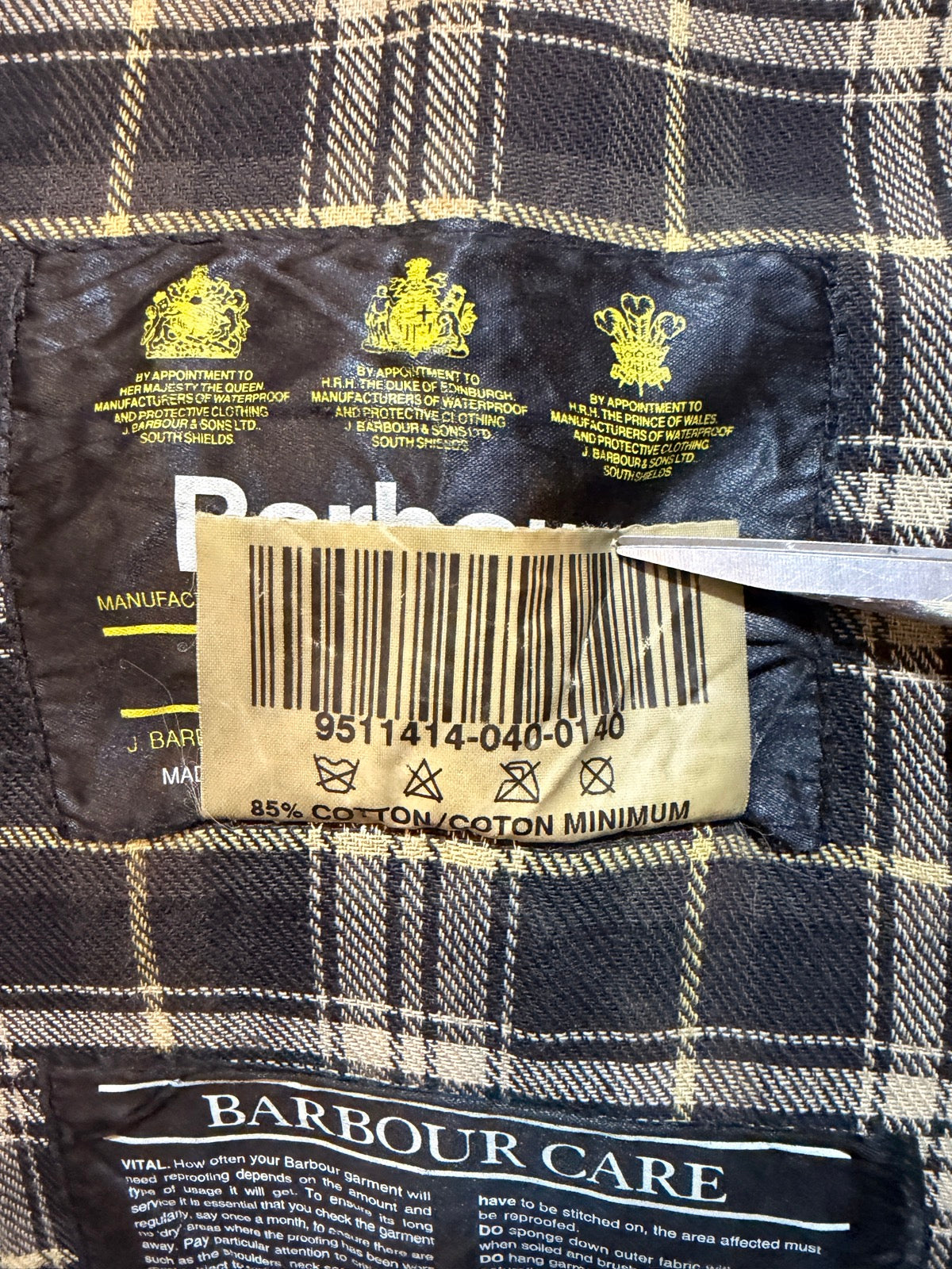 90’s BARBOUR「BORDER」オイルドジャケット