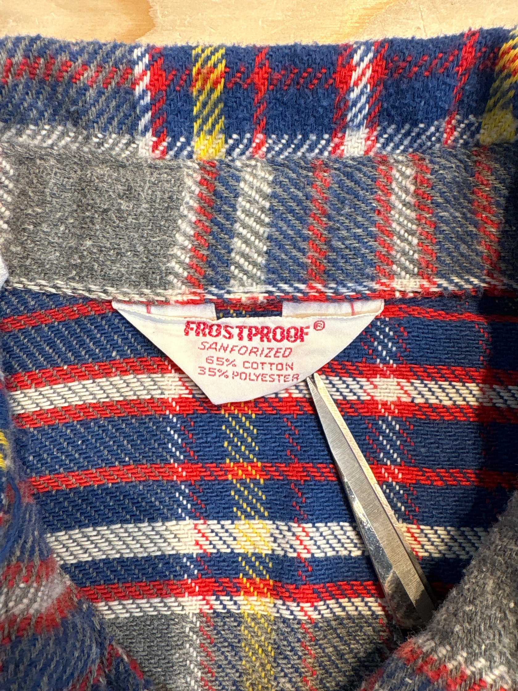 70's「FROSTPROOF」ネルシャツ
