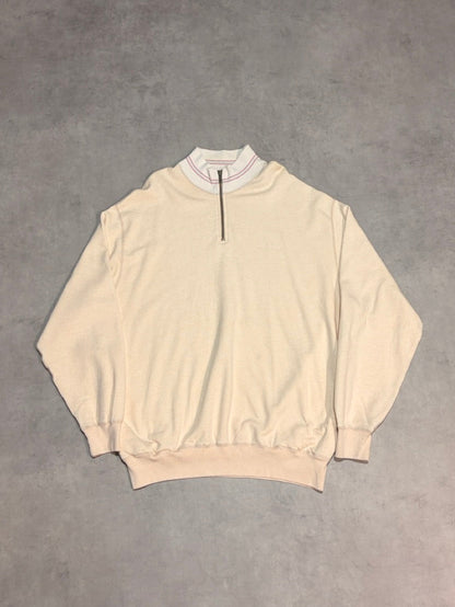 90's POLO BY RALPH LAUREN「香港製」ハーフジップスウェット