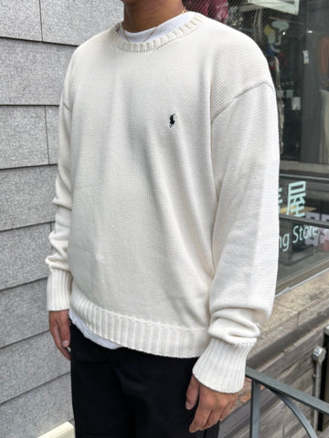 90's「RALPH LAUREN」ワンポイントニット