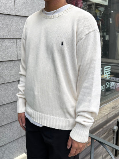 90's「RALPH LAUREN」ワンポイントニット