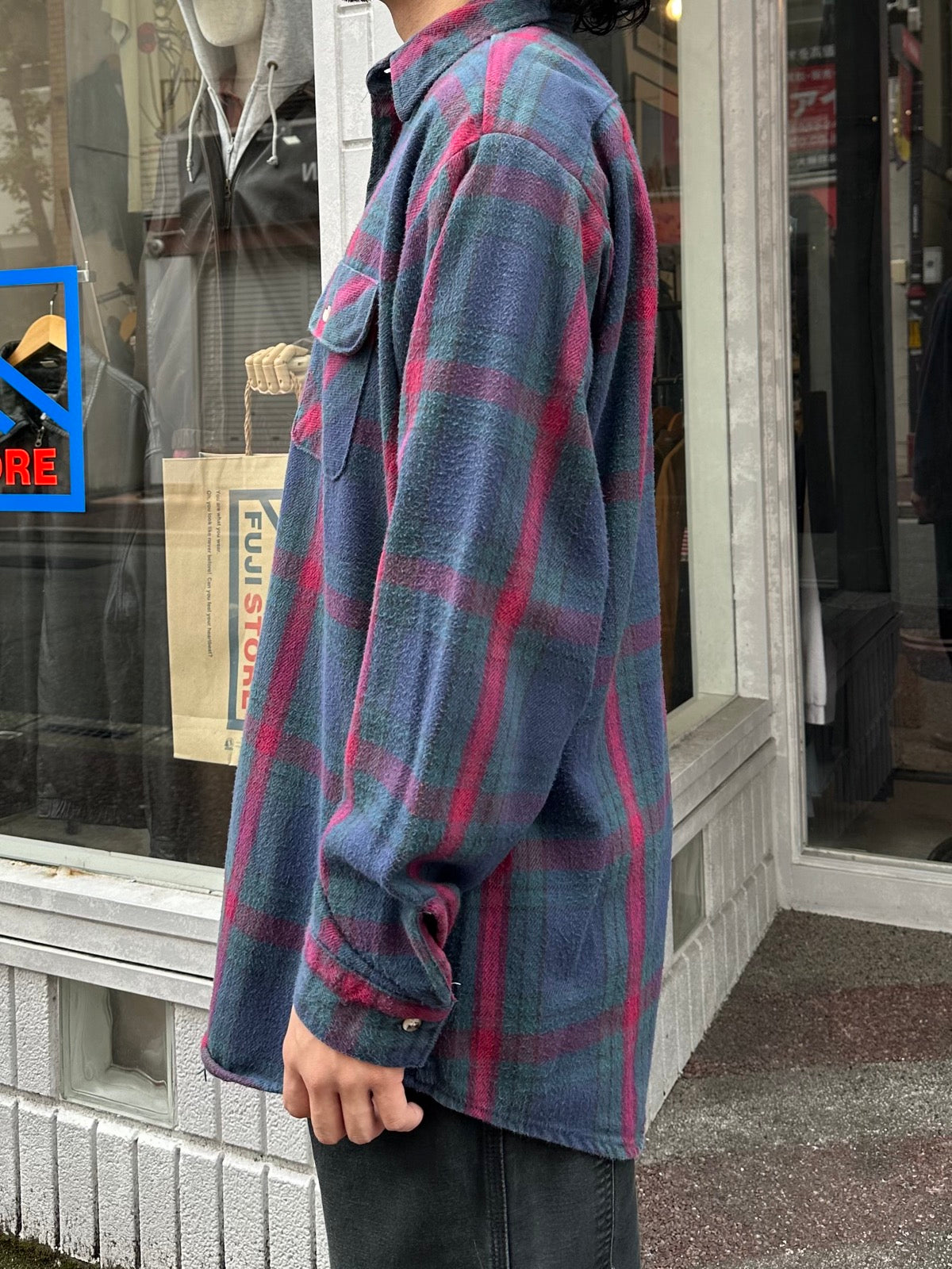 80's FIVE BROTHER USA製 ヘビーネルシャツ