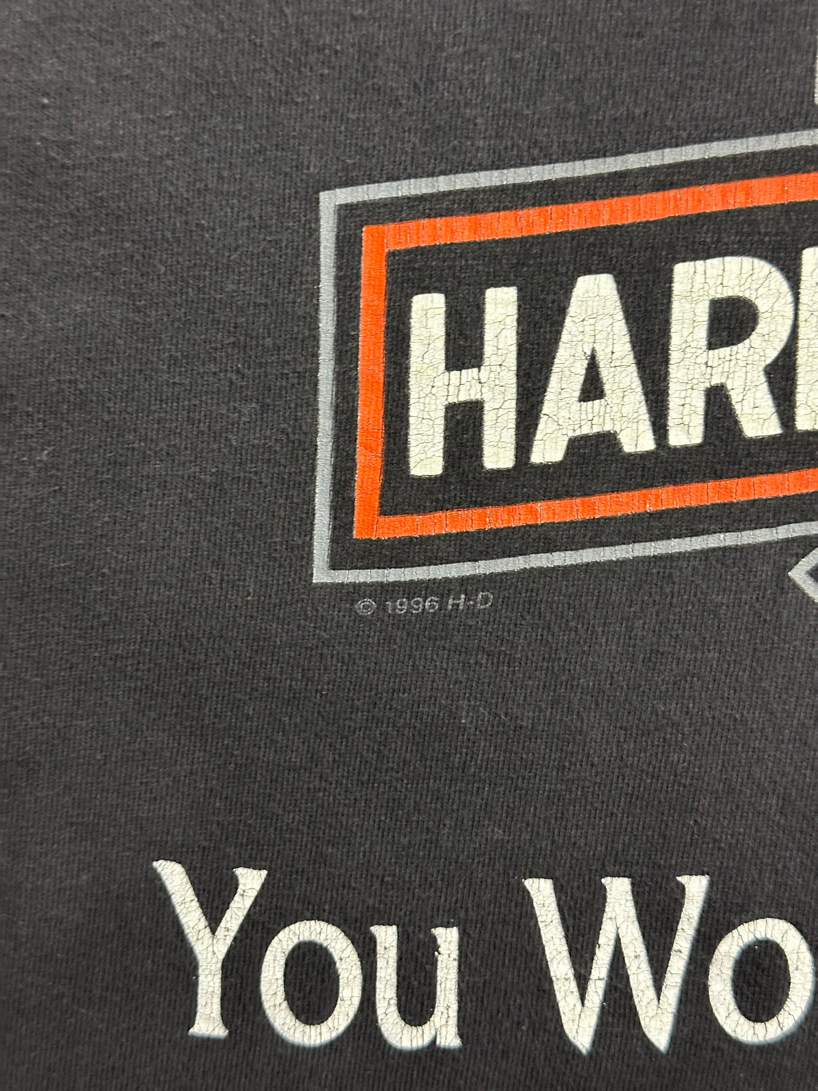 90's HALREY-DABIDSON「If I Have to Explain」ハーレーTシャツ