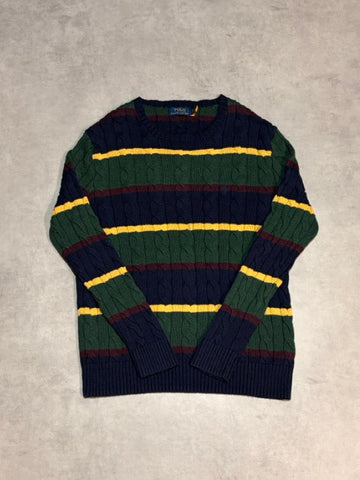 POLO RALPH LAUREN クルーネックボーダーニット