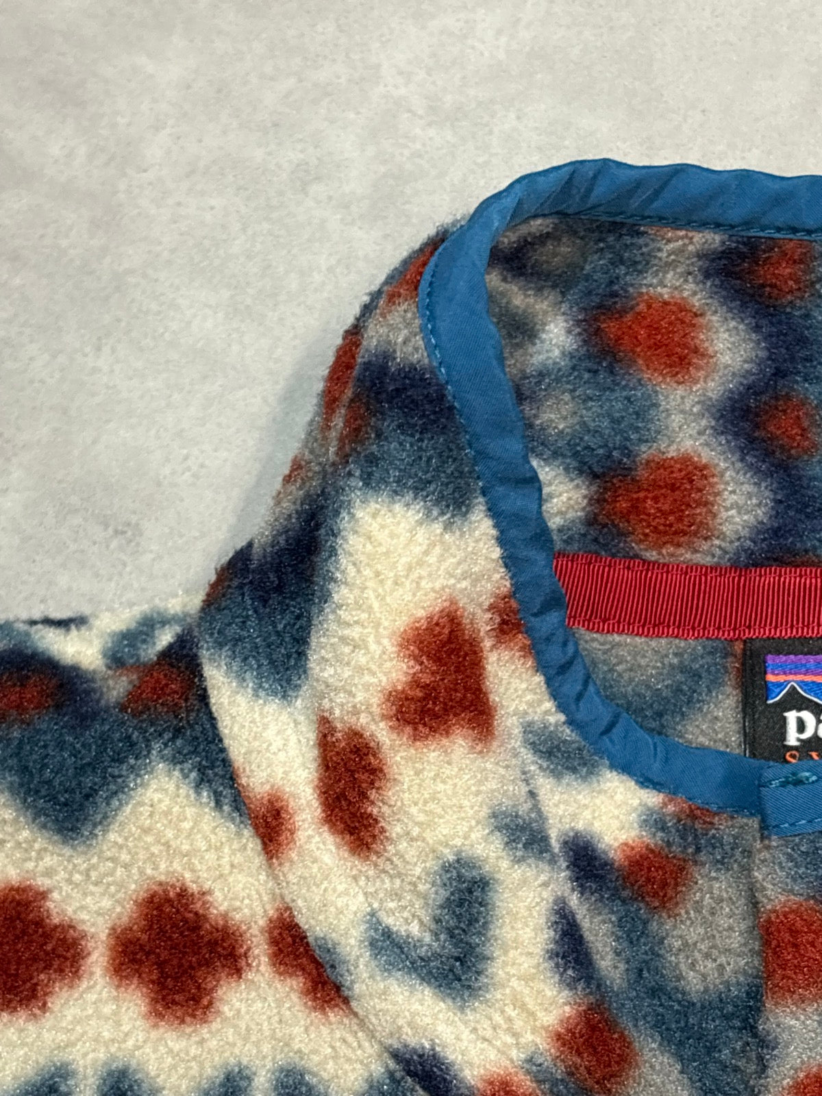10's PATAGONIA Synchilla Snap-T「クリフ柄」フリースプルオーバー
