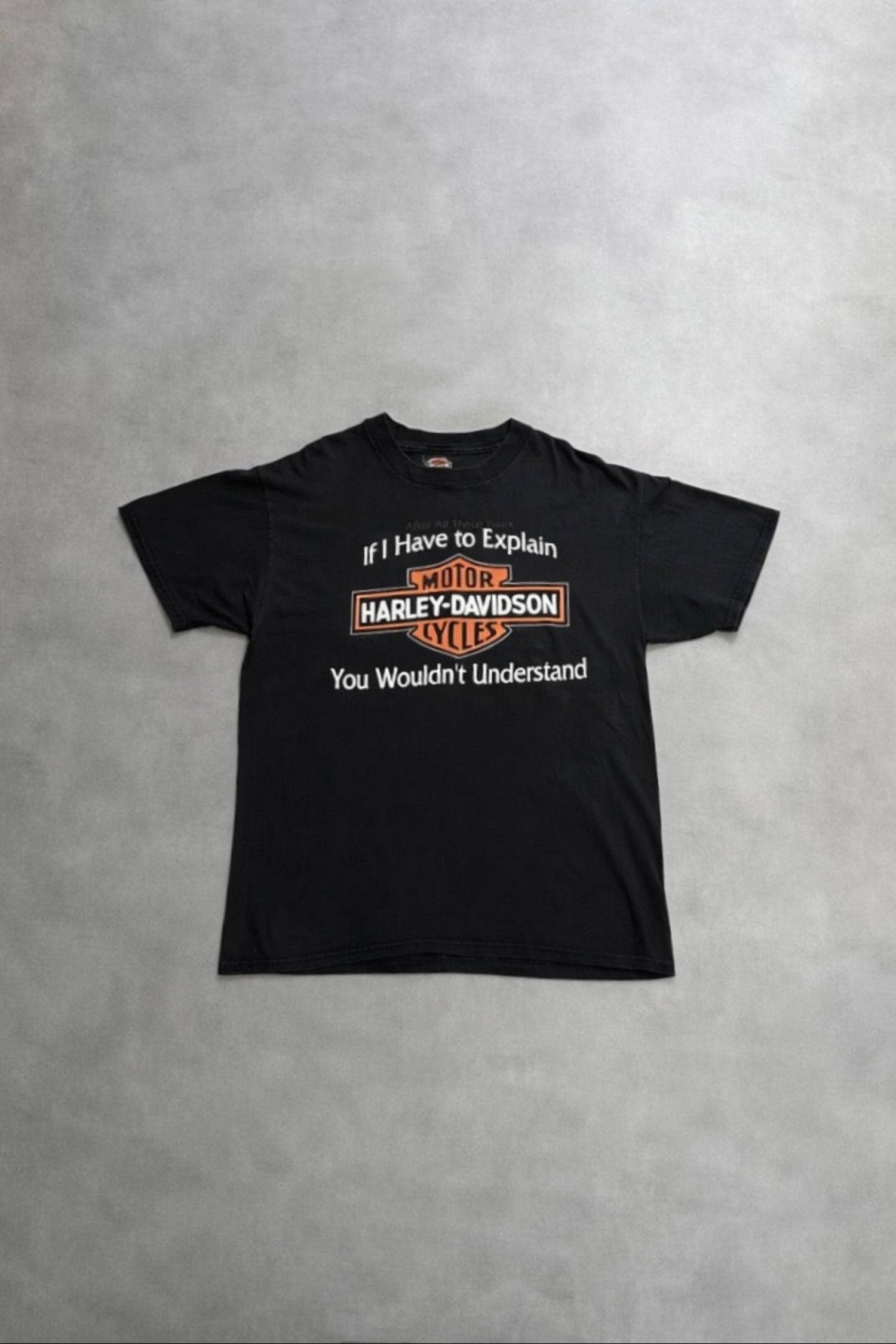 90's HALREY-DABIDSON「If I Have to Explain」ハーレーTシャツ