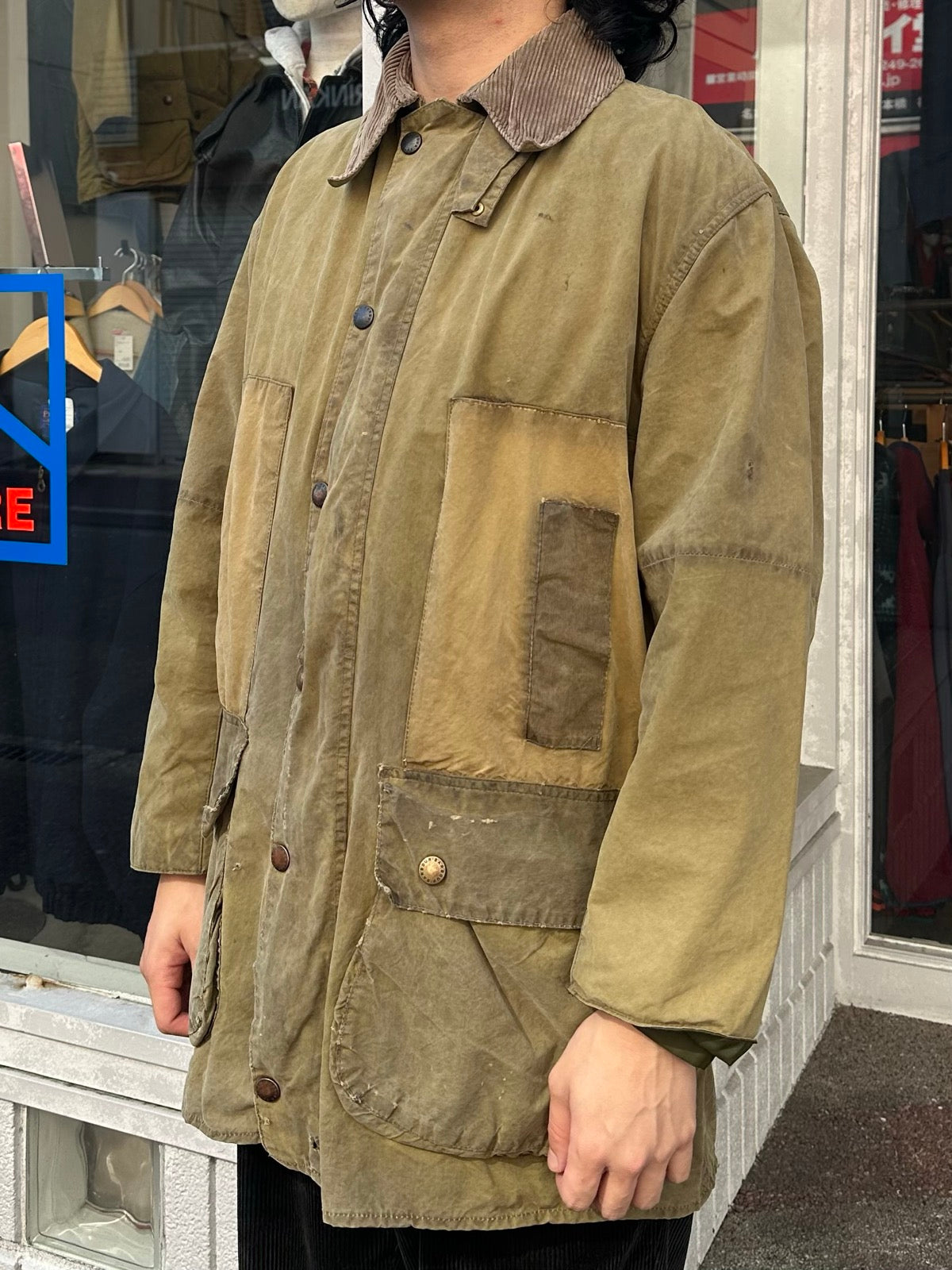90's BARBOUR「BORDER」オイルドジャケット
