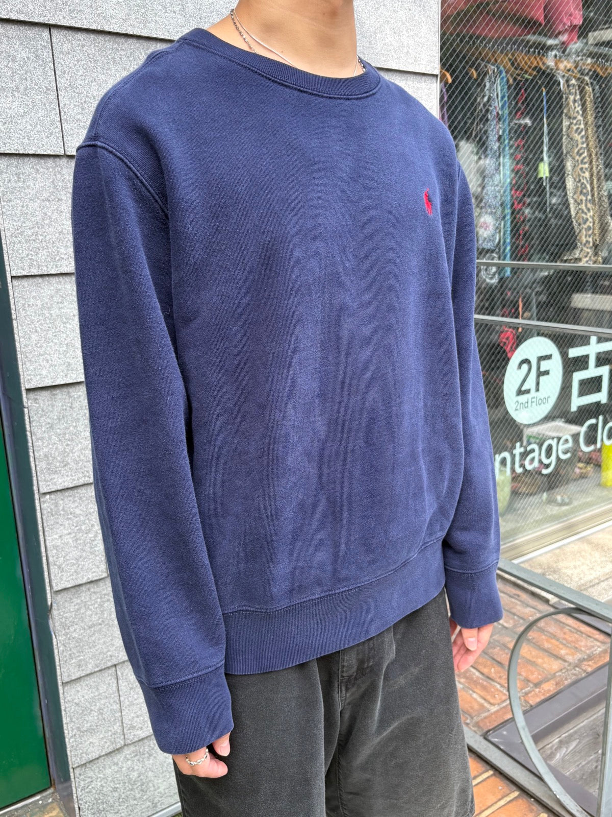 90's「Ralph Lauren」ワンポイントスウェット