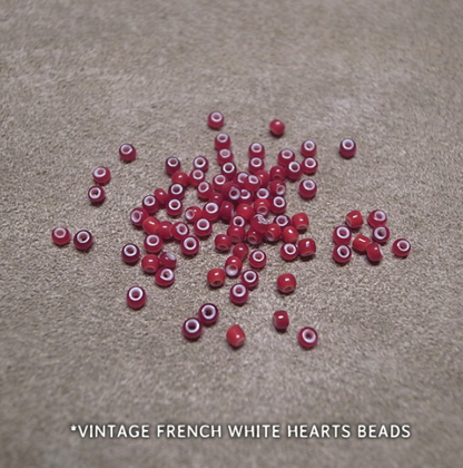 2mm BEADS NECKLACE- RED 50cm / ROSETTAPRAYER