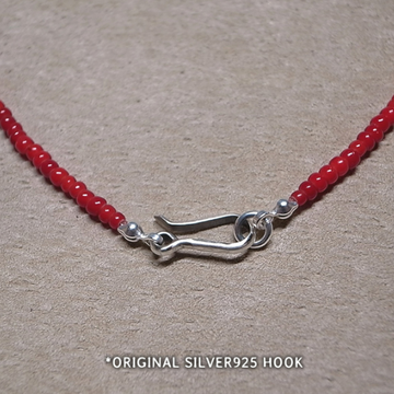 2mm BEADS NECKLACE- RED 50cm / ROSETTAPRAYER