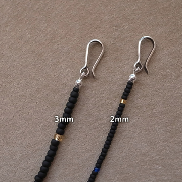 2mm BEADS NECKLACE- MULTI 50cm / ROSETTAPRAYER