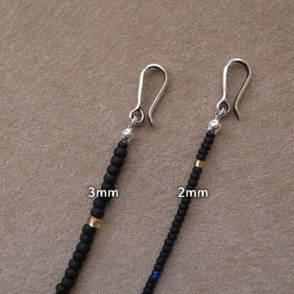 2mm BEADS NECKLACE- MULTI 50cm / ROSETTAPRAYER
