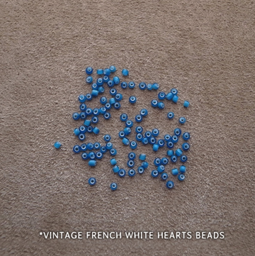 2mm BEADS NECKLACE- Lt. BLUE 50cm / ROSETTAPRAYER