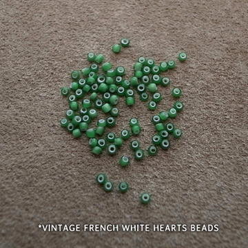2mm BEADS NECKLACE- GREEN 50cm / ROSETTAPRAYER