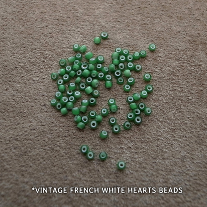 2mm BEADS NECKLACE- GREEN 50cm / ROSETTAPRAYER