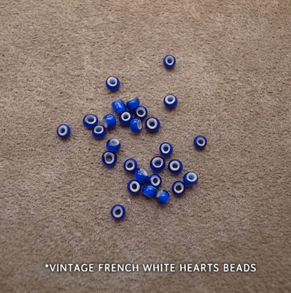 3mm BEADS NECKLACE NAVY 60cm / ROSETTAPRAYER