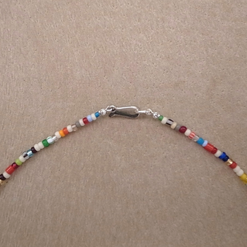 3mm BEADS NECKLACE MULTI 60cm / ROSETTAPRAYER