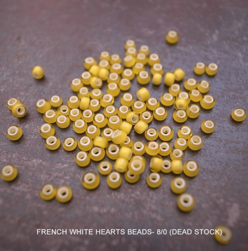 3mm BEADS NECKLACE YELLOW/PALE BLUE 60cm / ROSETTAPRAYER