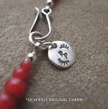 5mm WHITE HEARTS BEADS NECKLACE 55cm / ROSETTAPRAYER