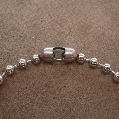 4.5mm BALL CHAIN NECKLACE 50cm / ROSETTAPRAYER