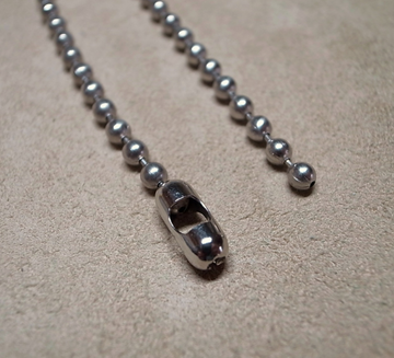4.5mm BALL CHAIN BRACELET- SILVER- 19cm Made in U.S.A. / ROSETTAPRAYER
