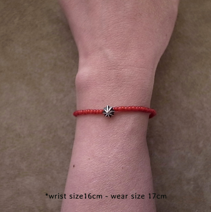 APOLLO BEADS BRACELET -RED / ROSETTAPRAYER