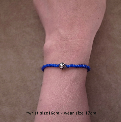 APOLLO BEADS BRACELET -NAVY / ROSETTAPRAYER