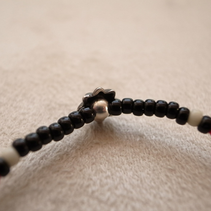 APOLLO BEADS BRACELET -BLACK・RED / ROSETTAPRAYER