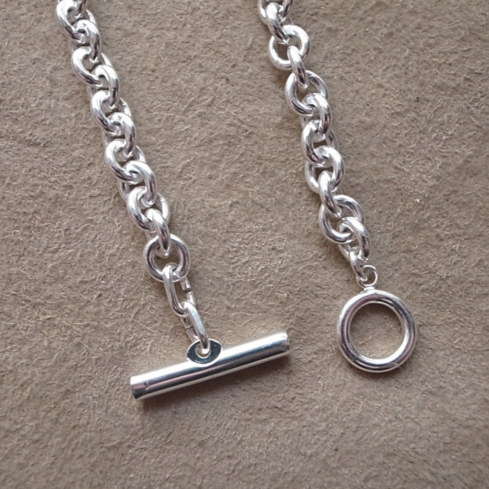6.3mm RING CHAIN BRACELET/ 6.3mm リングチェーン ブレスレット / ROSETTAPRAYER