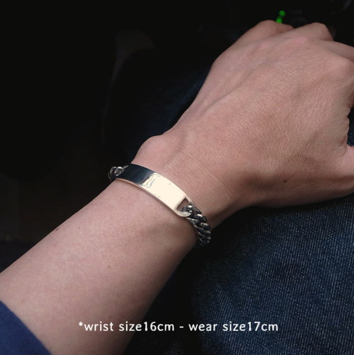 MIL. ID BRACELET- SILVER / ROSETTAPRAYER
