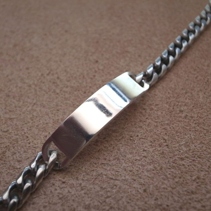 MIL. ID BRACELET- SILVER / ROSETTAPRAYER