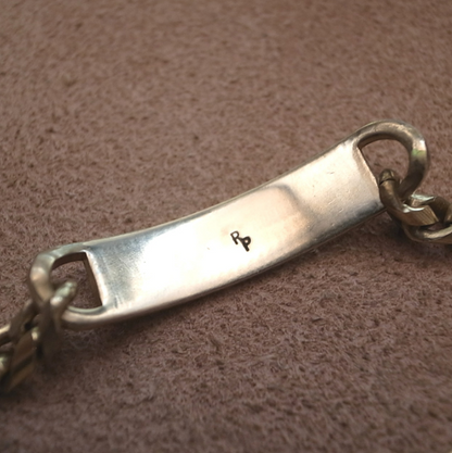 MIL. ID BRACELET- BRASS / ROSETTAPRAYER