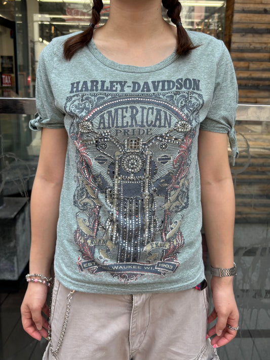 10's「Harley Davidson」USA製　ハーレーT