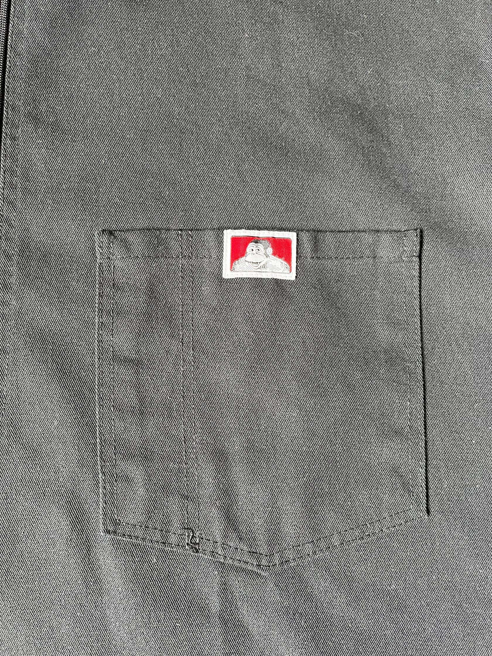 90'sBEN DAVIS USA製 ハーフジップワークシャツ