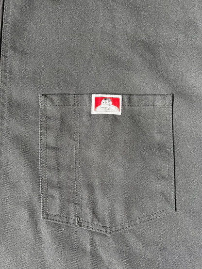 90'sBEN DAVIS USA製 ハーフジップワークシャツ