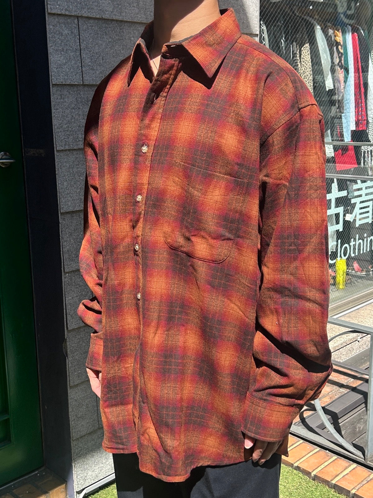 00's「PENDLETON」ウールチェックシャツ