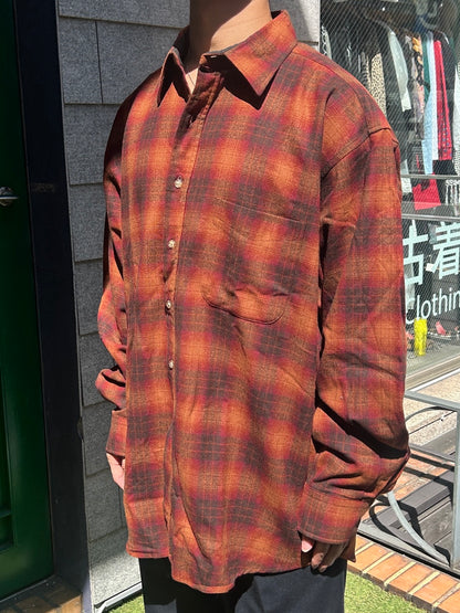 00's「PENDLETON」ウールチェックシャツ