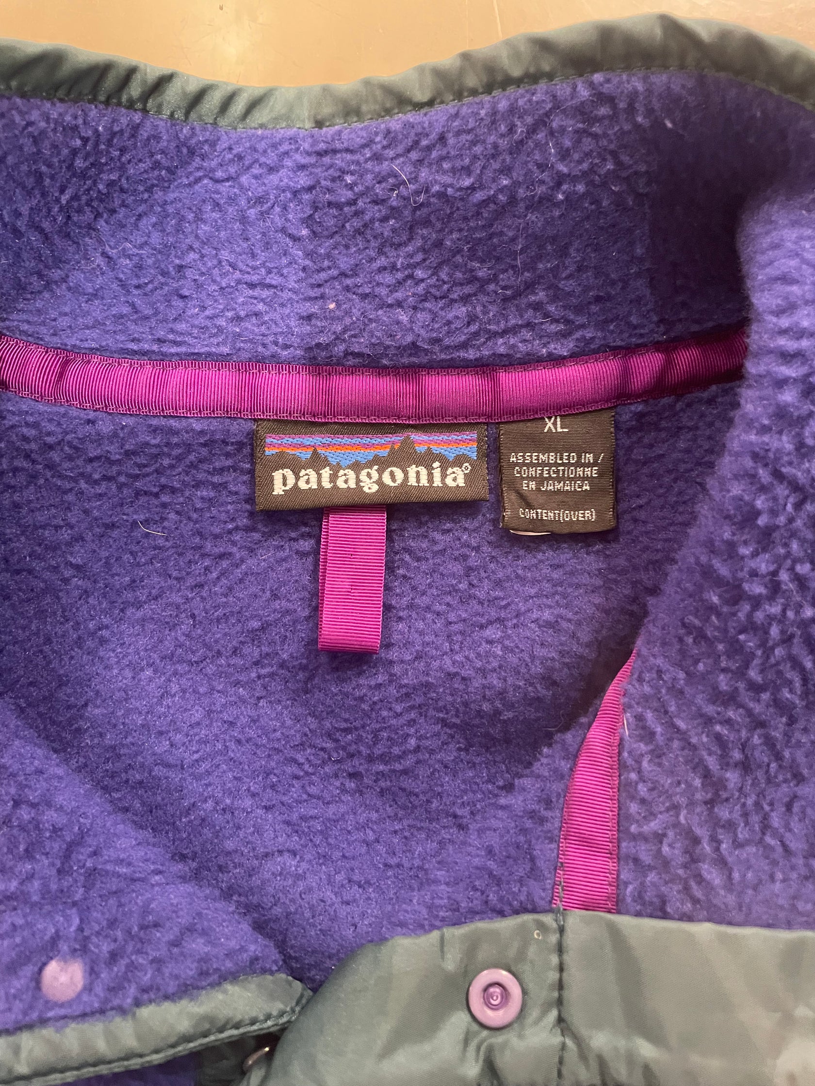 90's PATAGONIA「SYNCHILLA Snap-T」雪なしタグ フリースジャケット