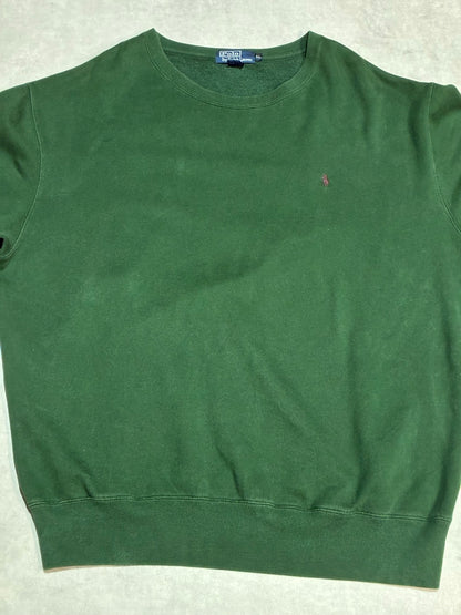 90's POLO BY RALPH LAUREN「北マリアナ諸島製」ワンポイントスウェット