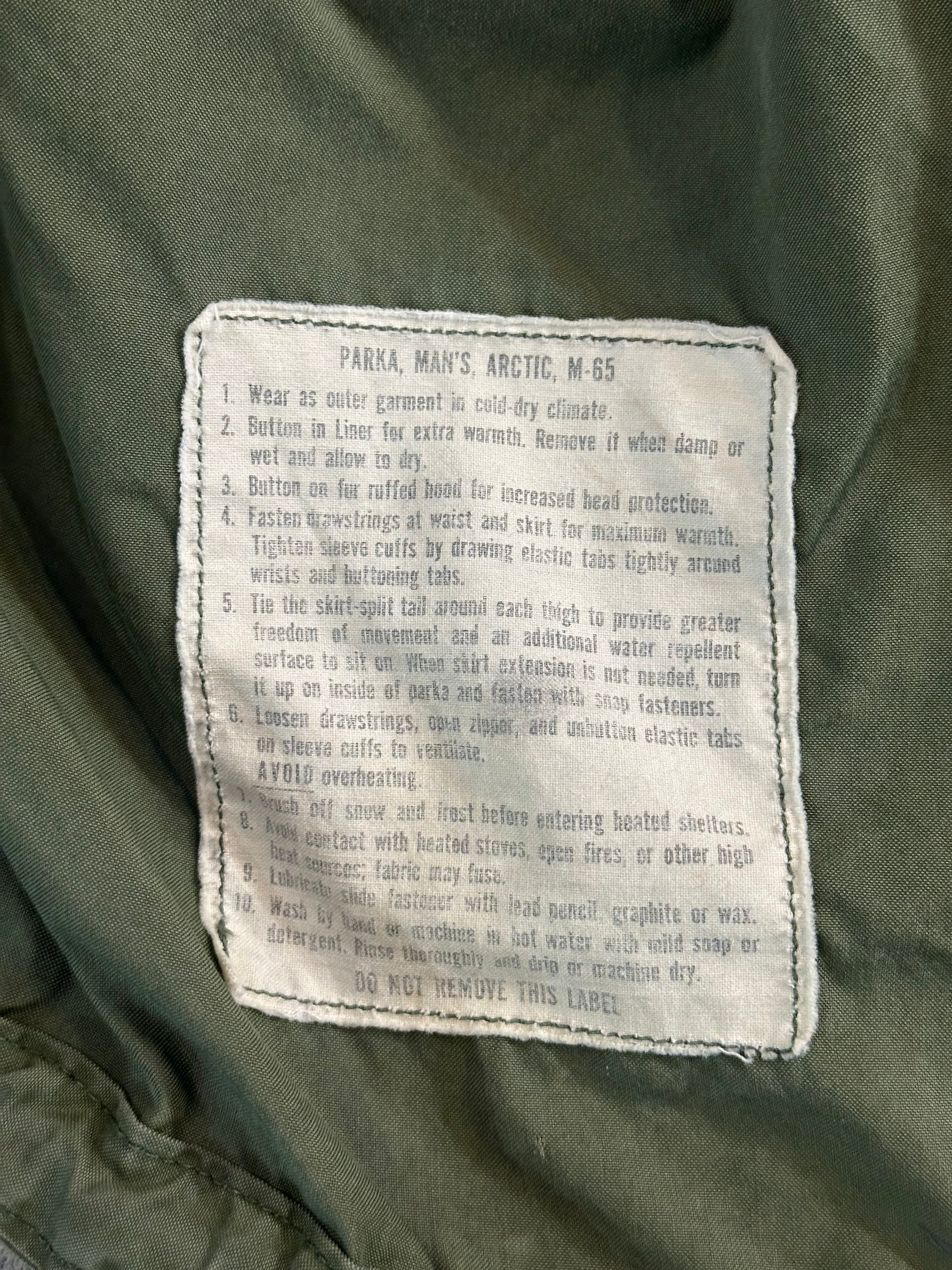 70's  U.S.ARMY「M-65」フィッシュテールパーカー