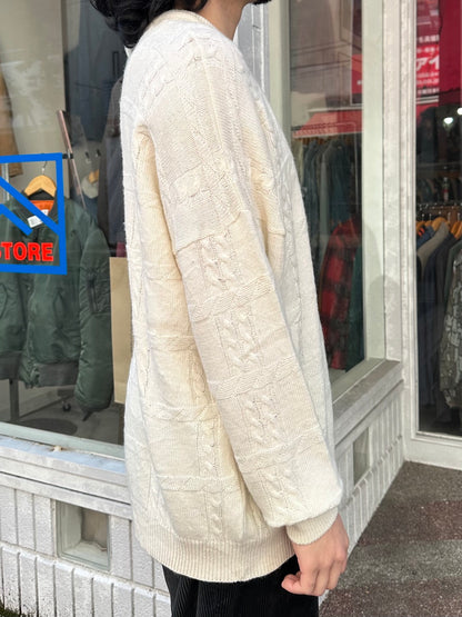 80's LACOSTE「cable」セーター