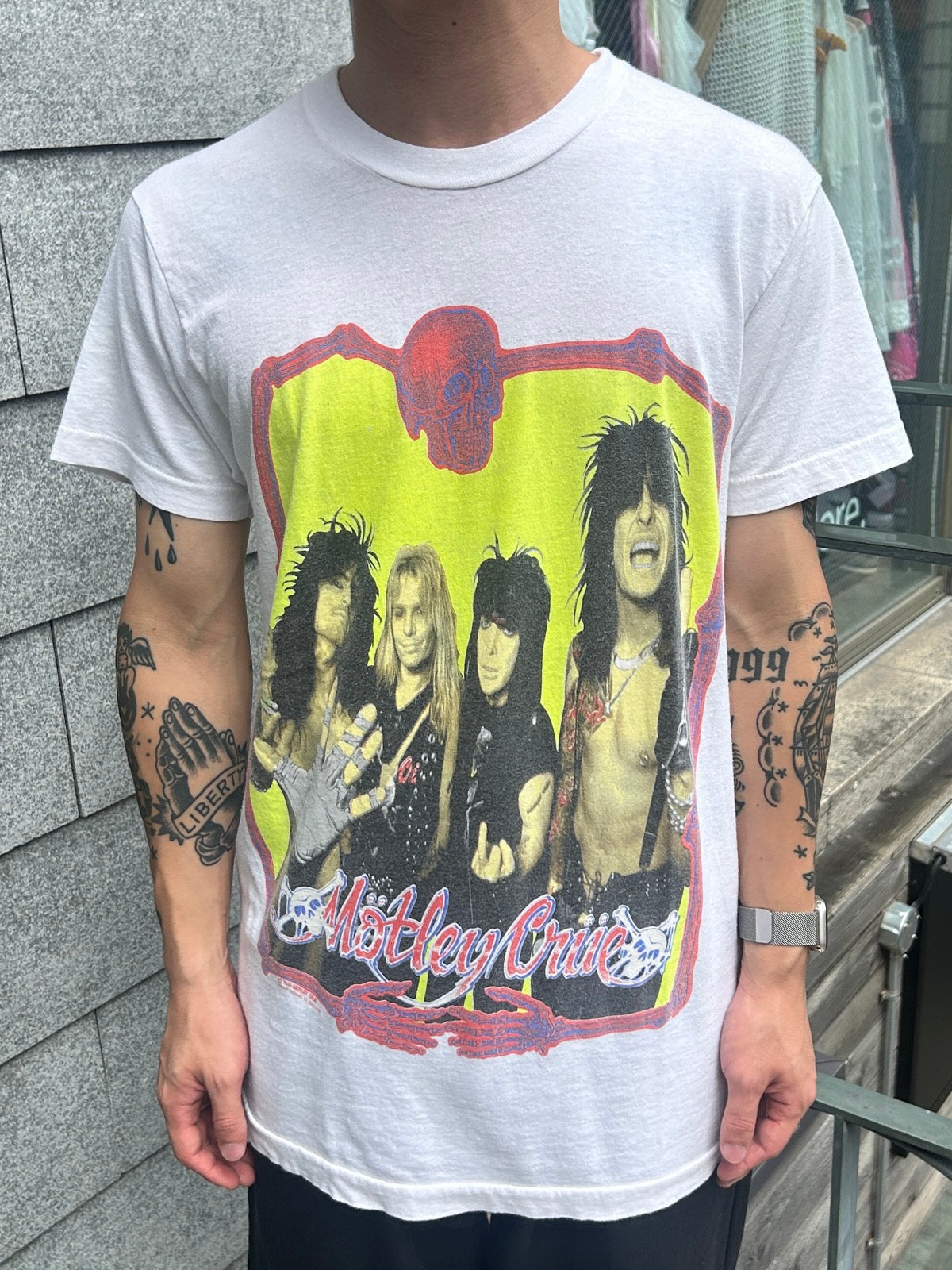 90's「Mötley Crüe」USA製　バンドTシャツ