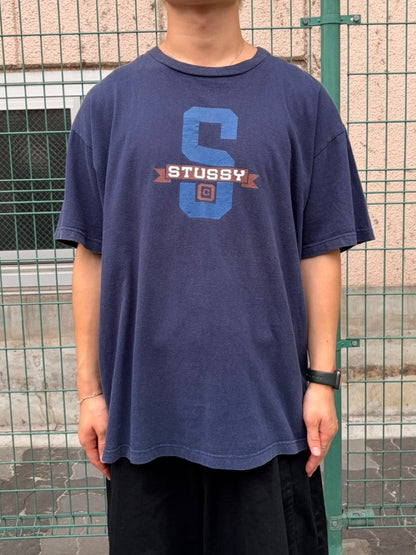 90's STUSSY「紺タグ」スケートTシャツ